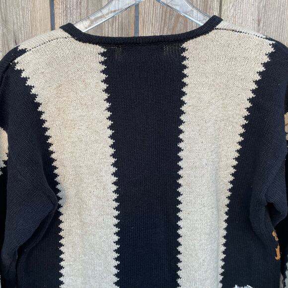 Vintage Jane's Closet Cardigan Animals Safari Retro Button Front Knit Size Small - Picture 10 of 11